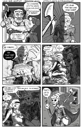 Page 129 from the comic Love and Hex. Full transcripts at http://crookedgoat.ca