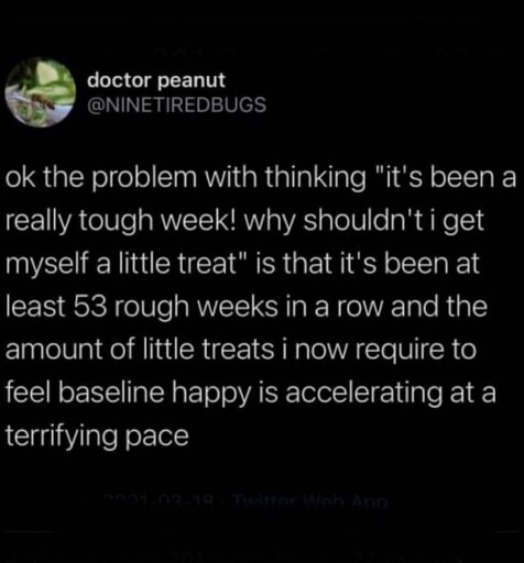 The weekend doesn't count surely?